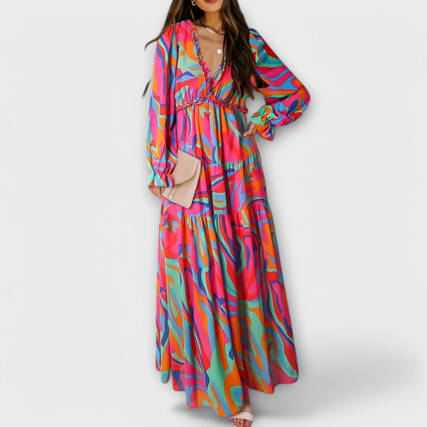 Vestido Elegante Drapeado