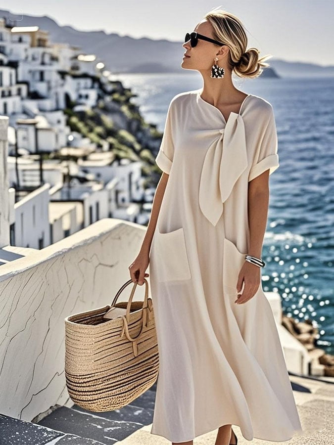 Mireille™ — Vestido de algodón fluido y veraniego