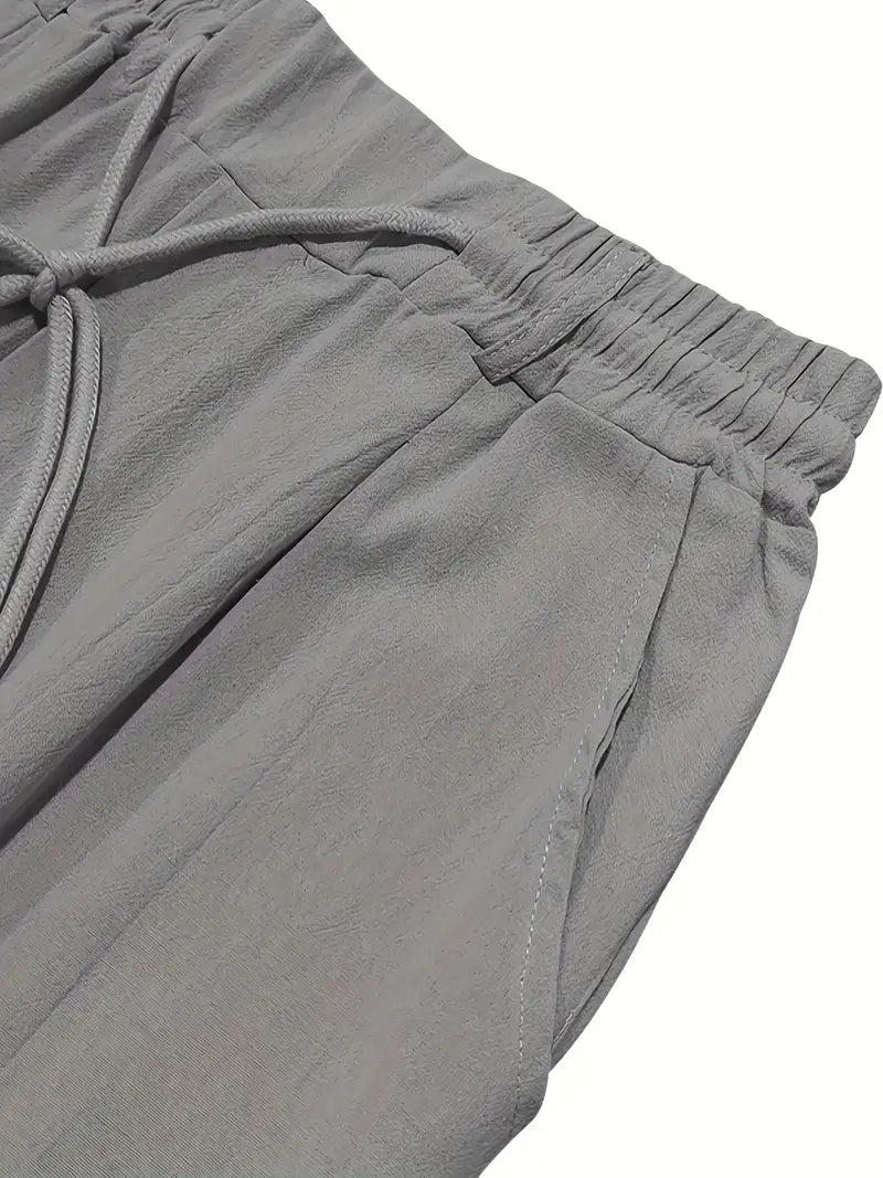 Elegantes pantalones de lino
