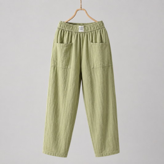 Alyra - Pantalones Relax con Bolsillos