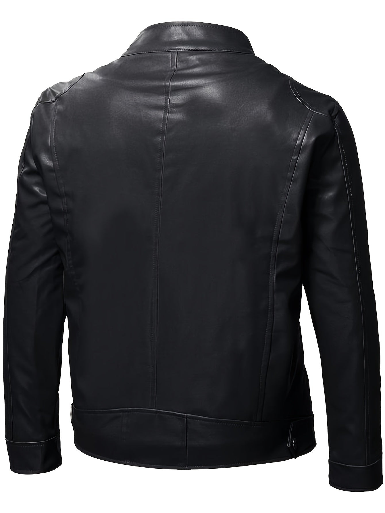 Chaqueta informal de cuero