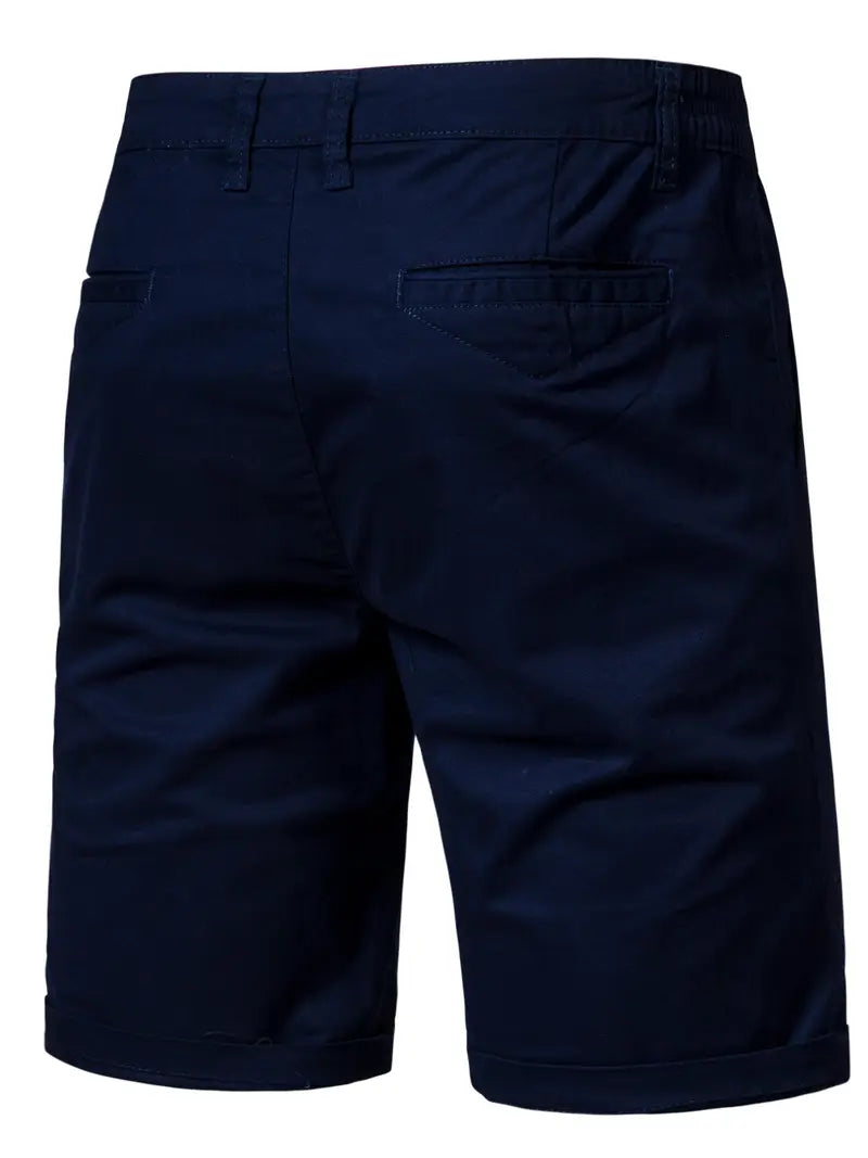Elegantes pantalones cortos de algodón