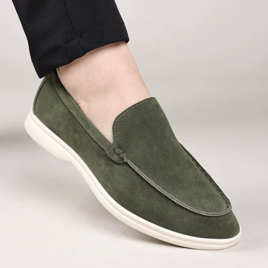 Mocasines clásicos de ante