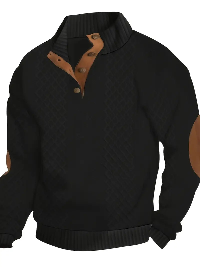 Elegante jersey de botones