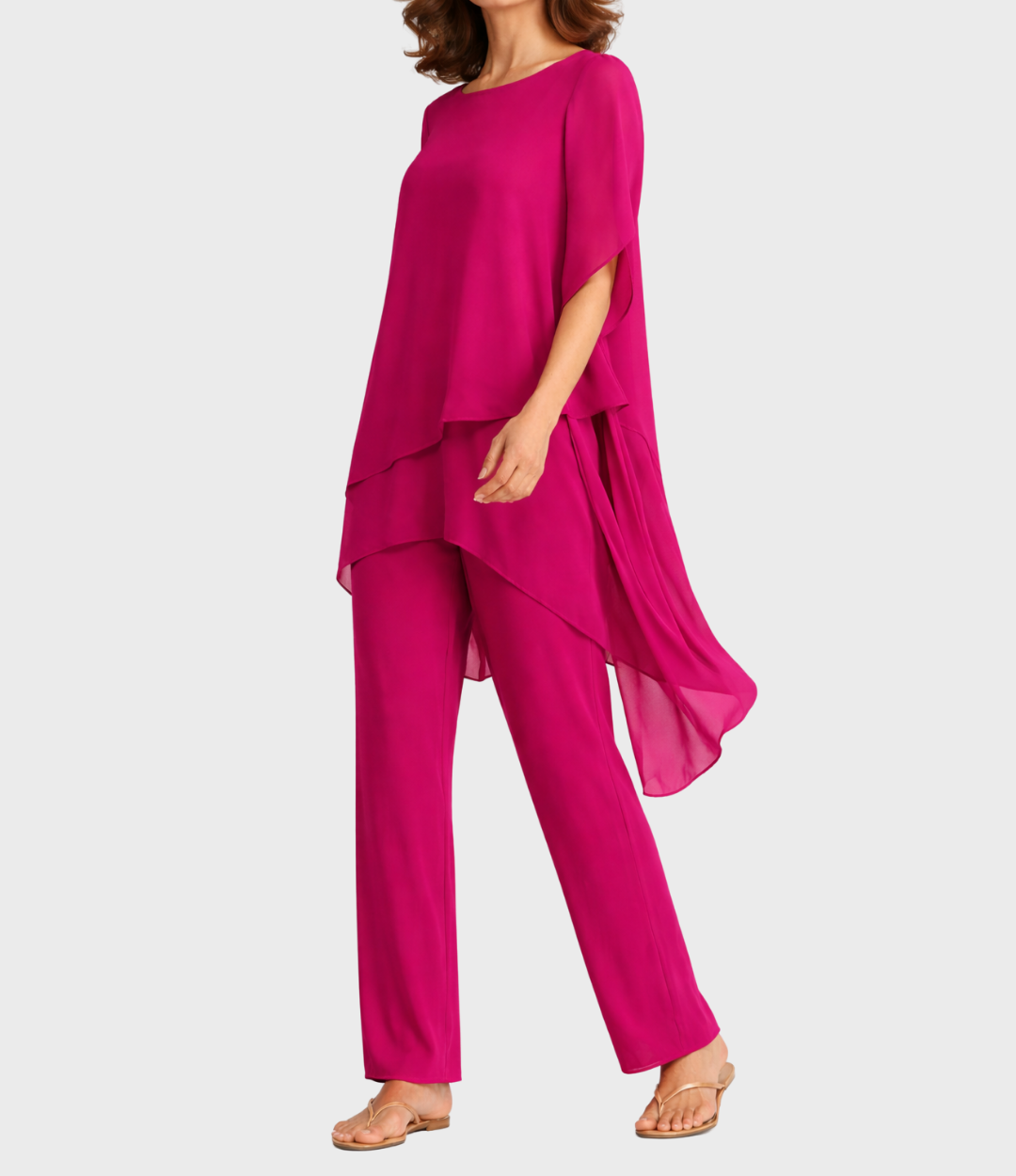 Conjunto elegante y fluido