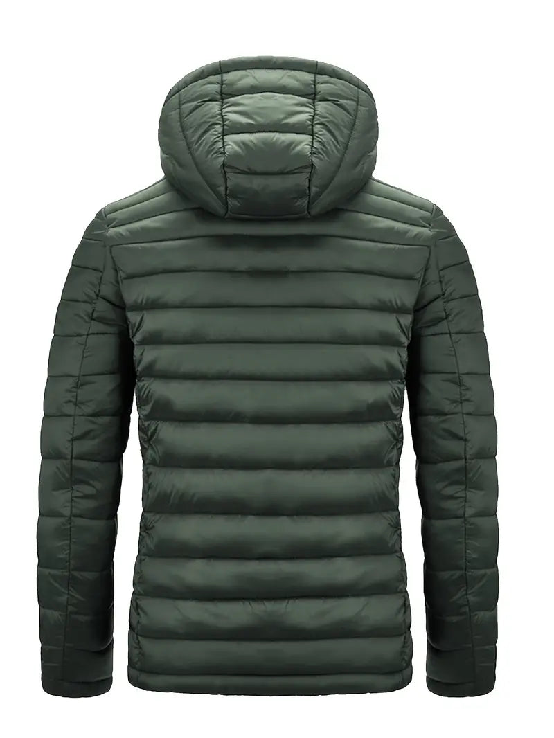 Elegante chaqueta con capucha