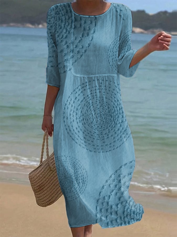 Améliane™ — Vestido midi elegante de detalles delicados