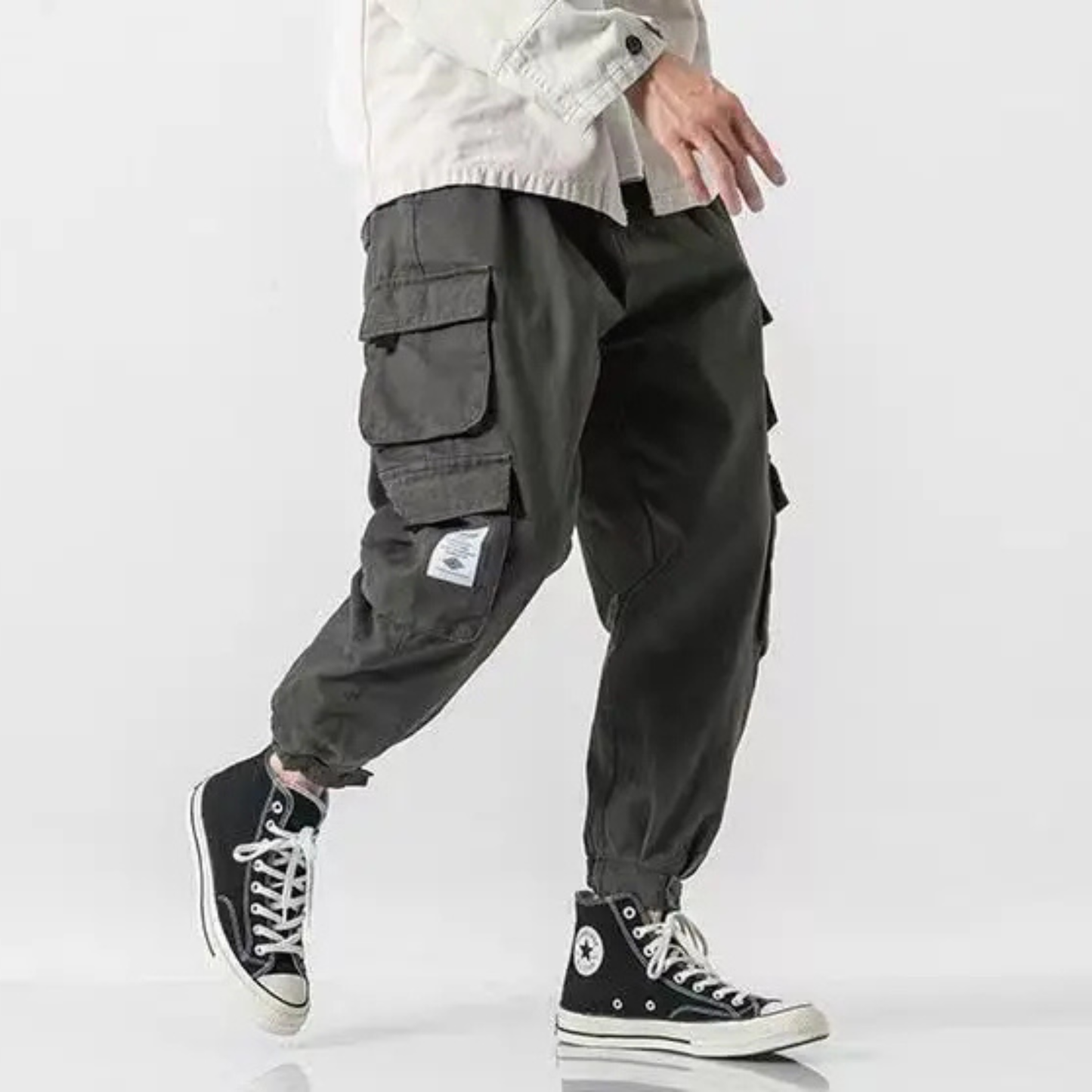 Elegantes pantalones cargo