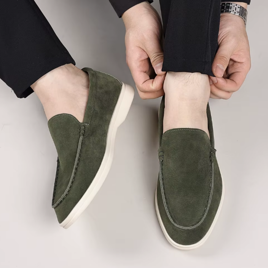 Mocasines clásicos de ante