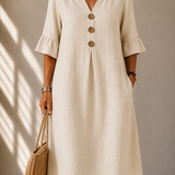 Leonor™ | Vestido de Botones