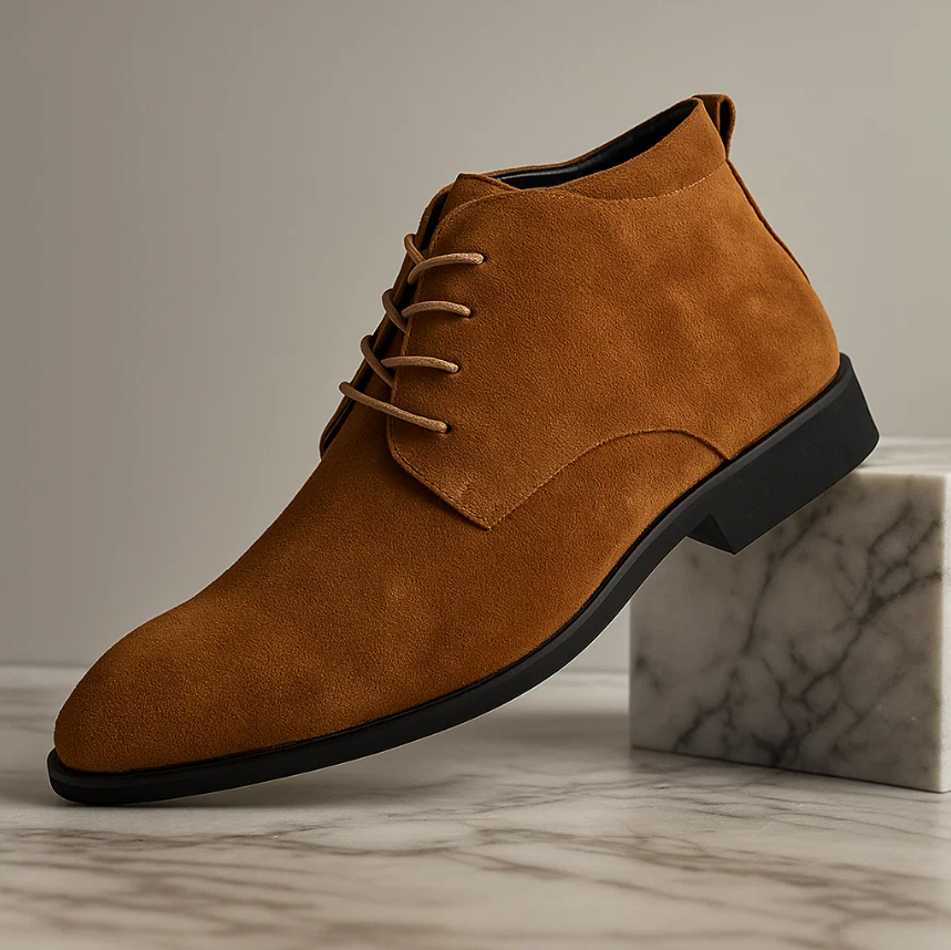 Elegantes botas de ante