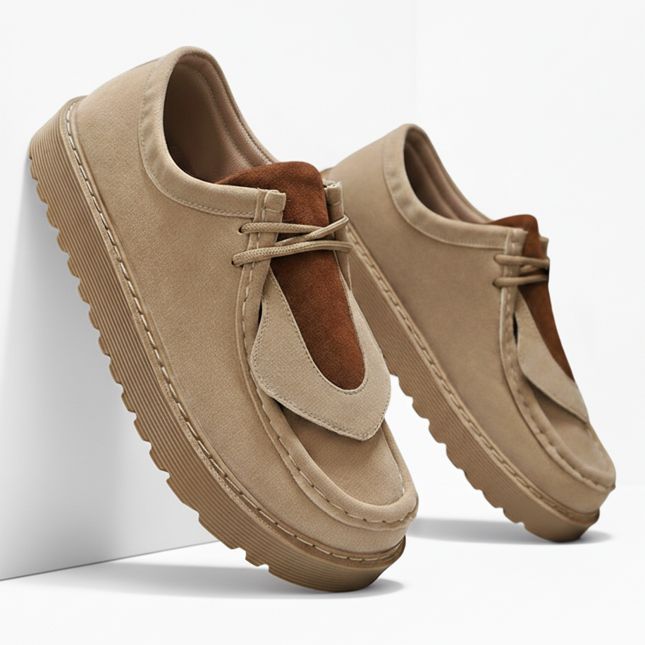 Elegantes zapatos de ante