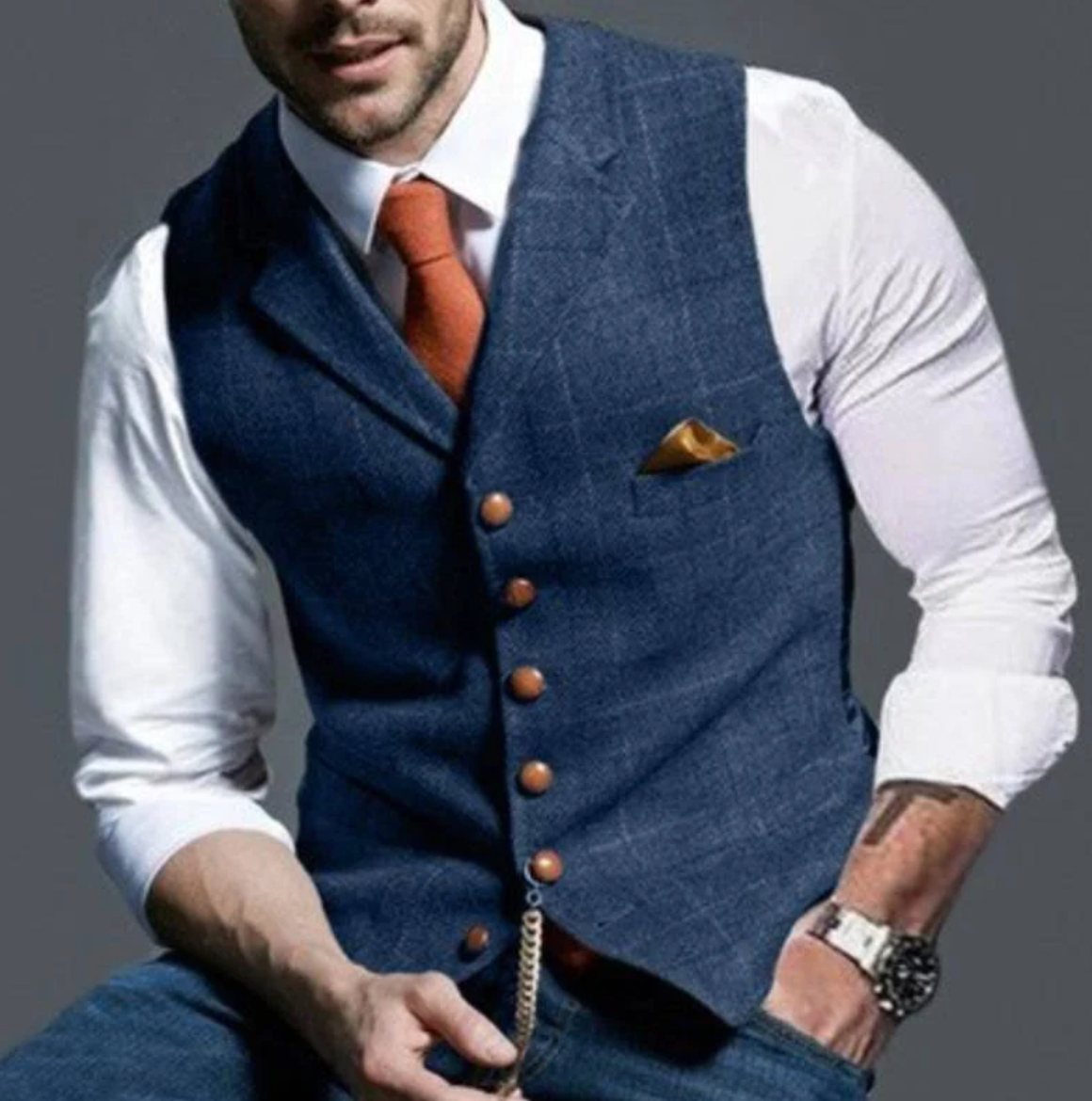 Elegante chaleco para hombre