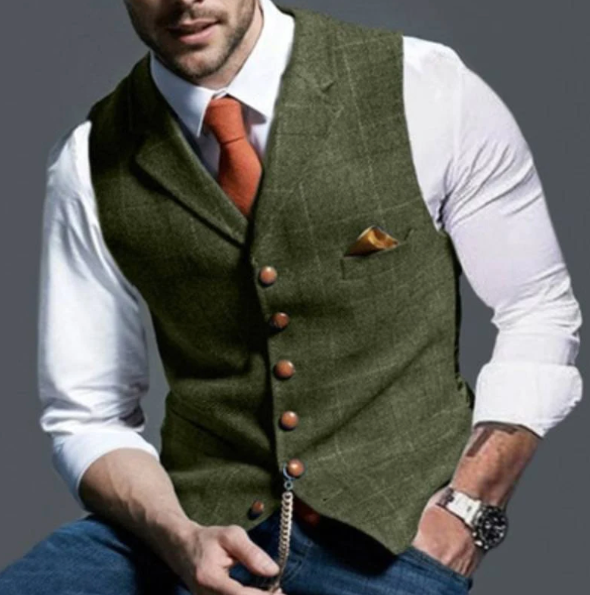 Elegante chaleco para hombre