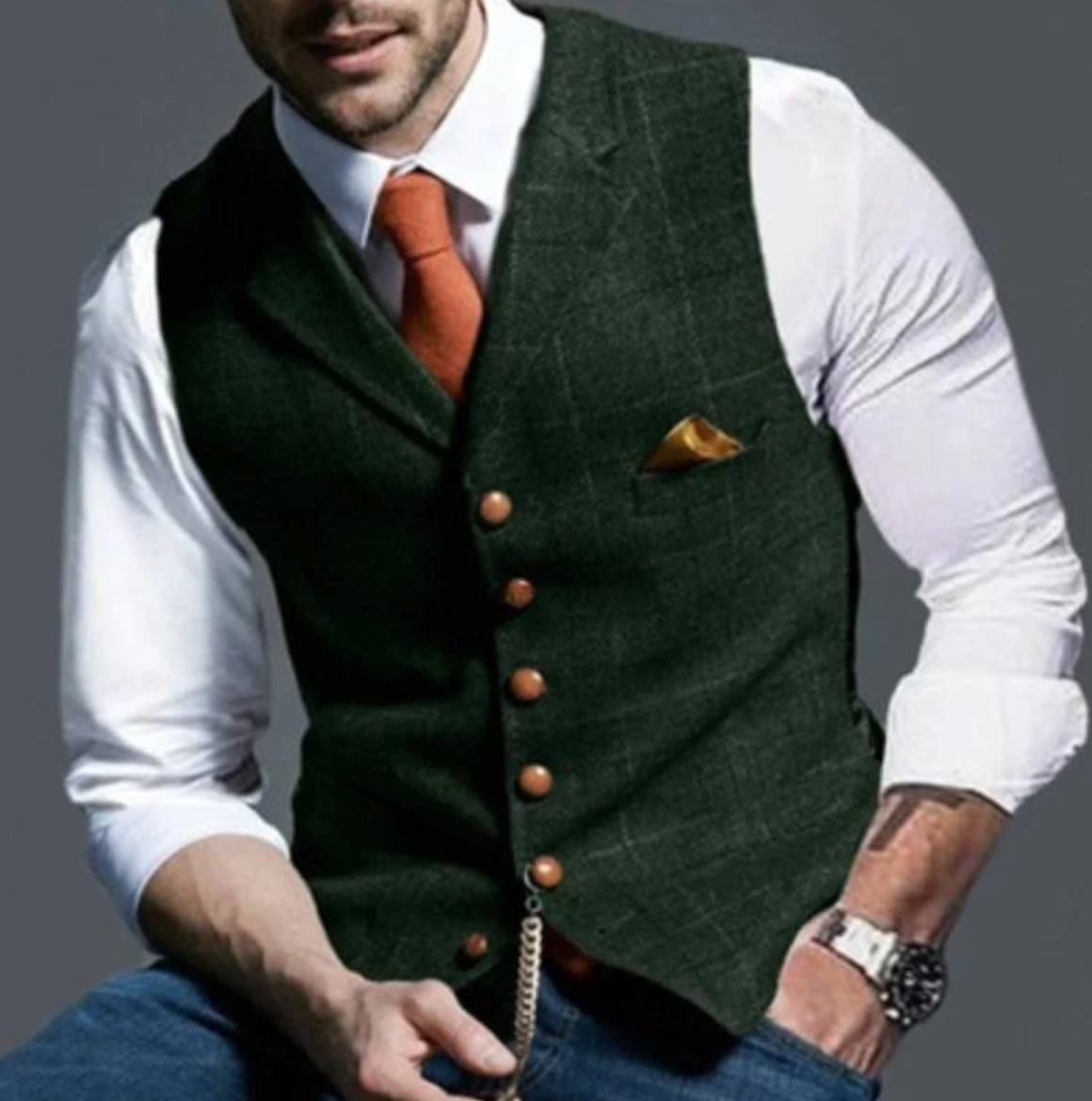 Elegante chaleco para hombre