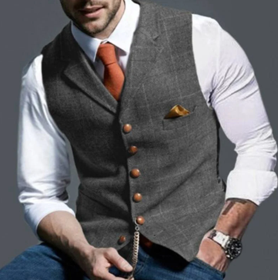 Elegante chaleco para hombre