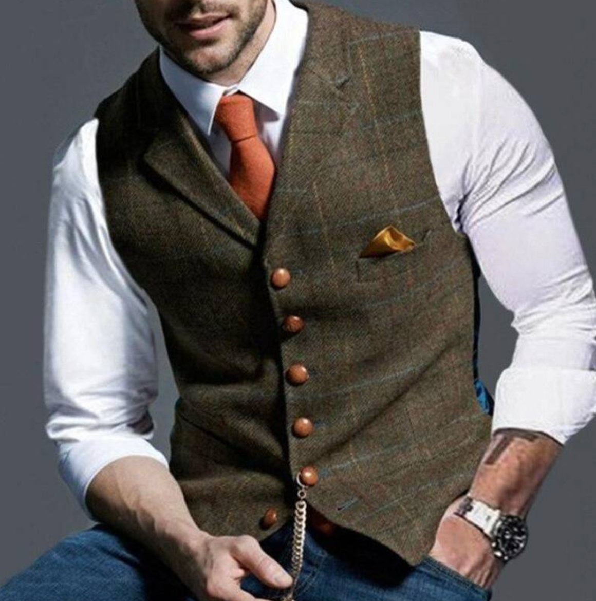 Elegante chaleco para hombre