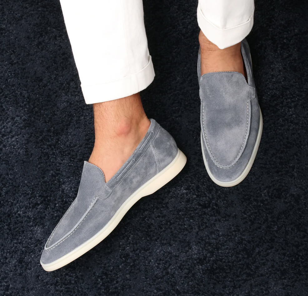 Mocasines de ante