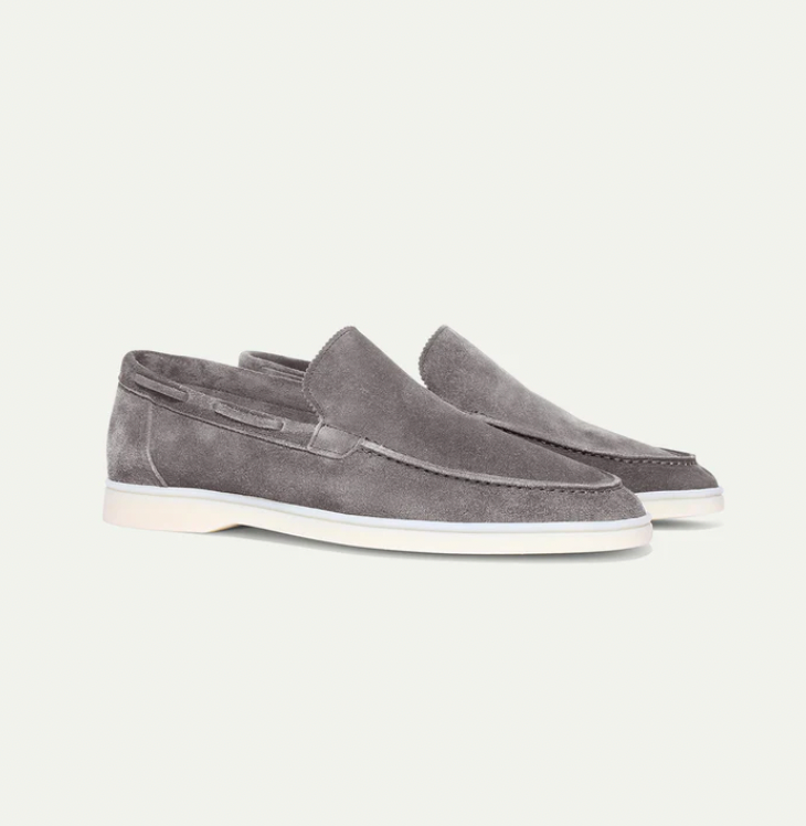 Mocasines de ante