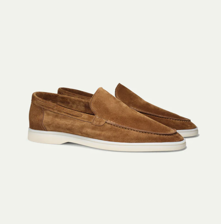 Mocasines de ante