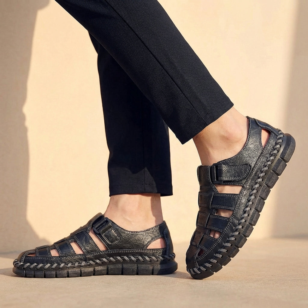 Elegantes sandalias de pescador