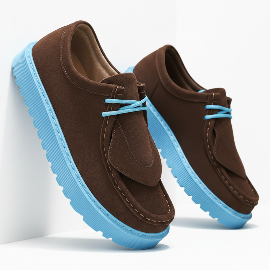 Elegantes zapatos de ante