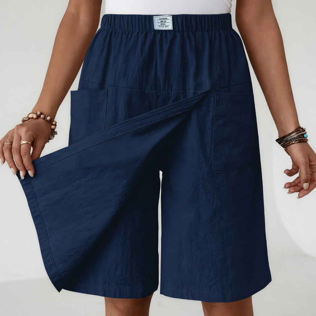 Libertine™ - Falda pantalón de cintura elástica con bolsillos, libertad activa