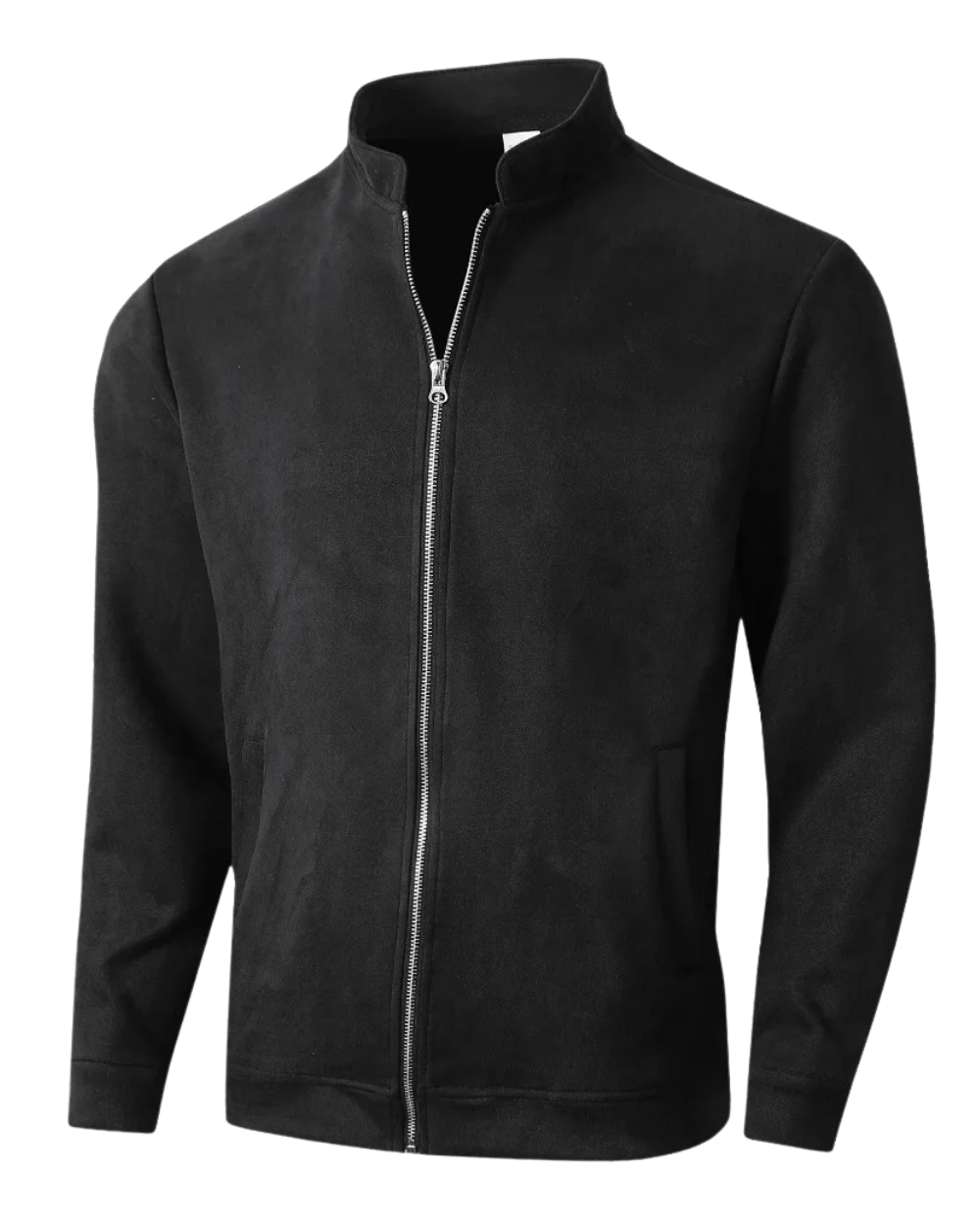 Elegante chaqueta con cremallera