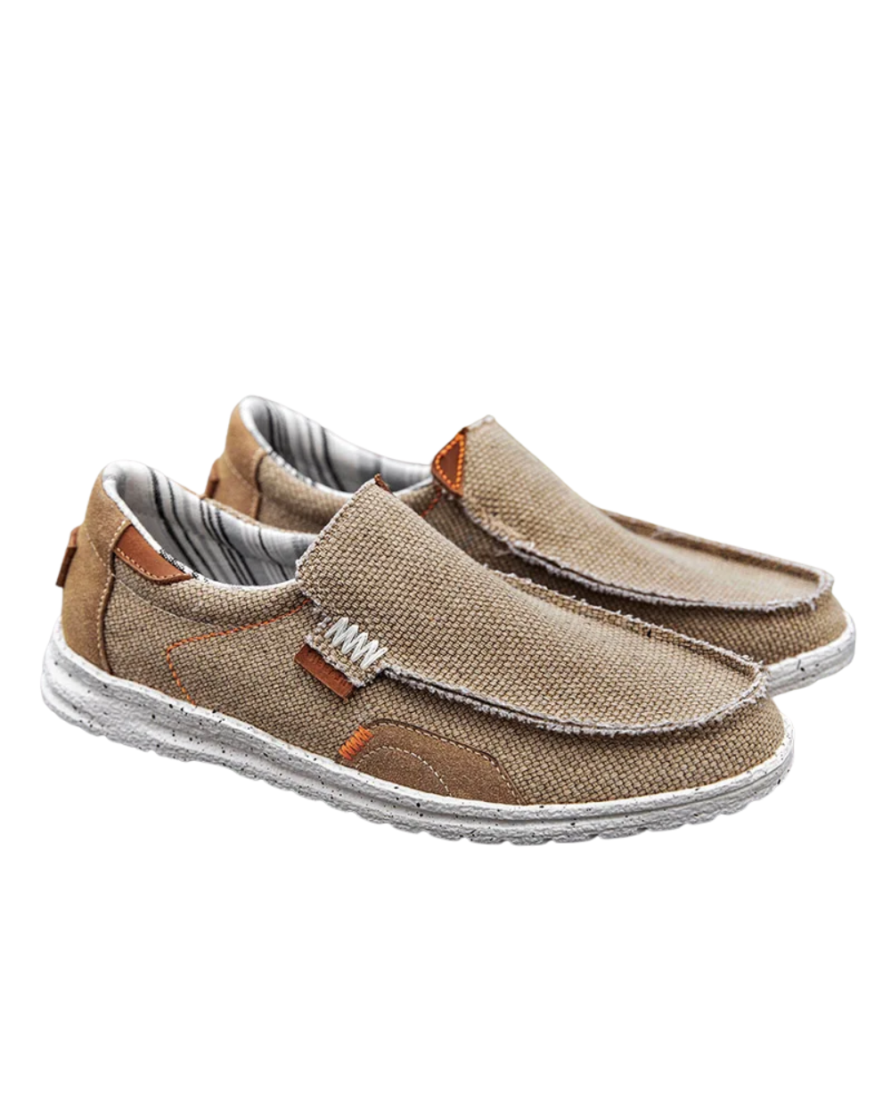 Mocasines elegantes de lona