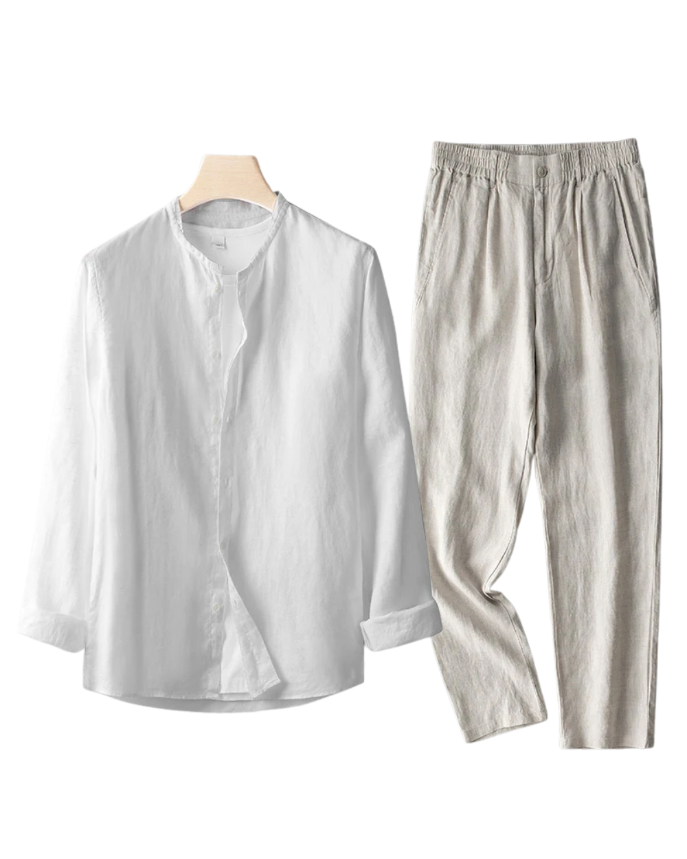 Conjunto de dos piezas de lino