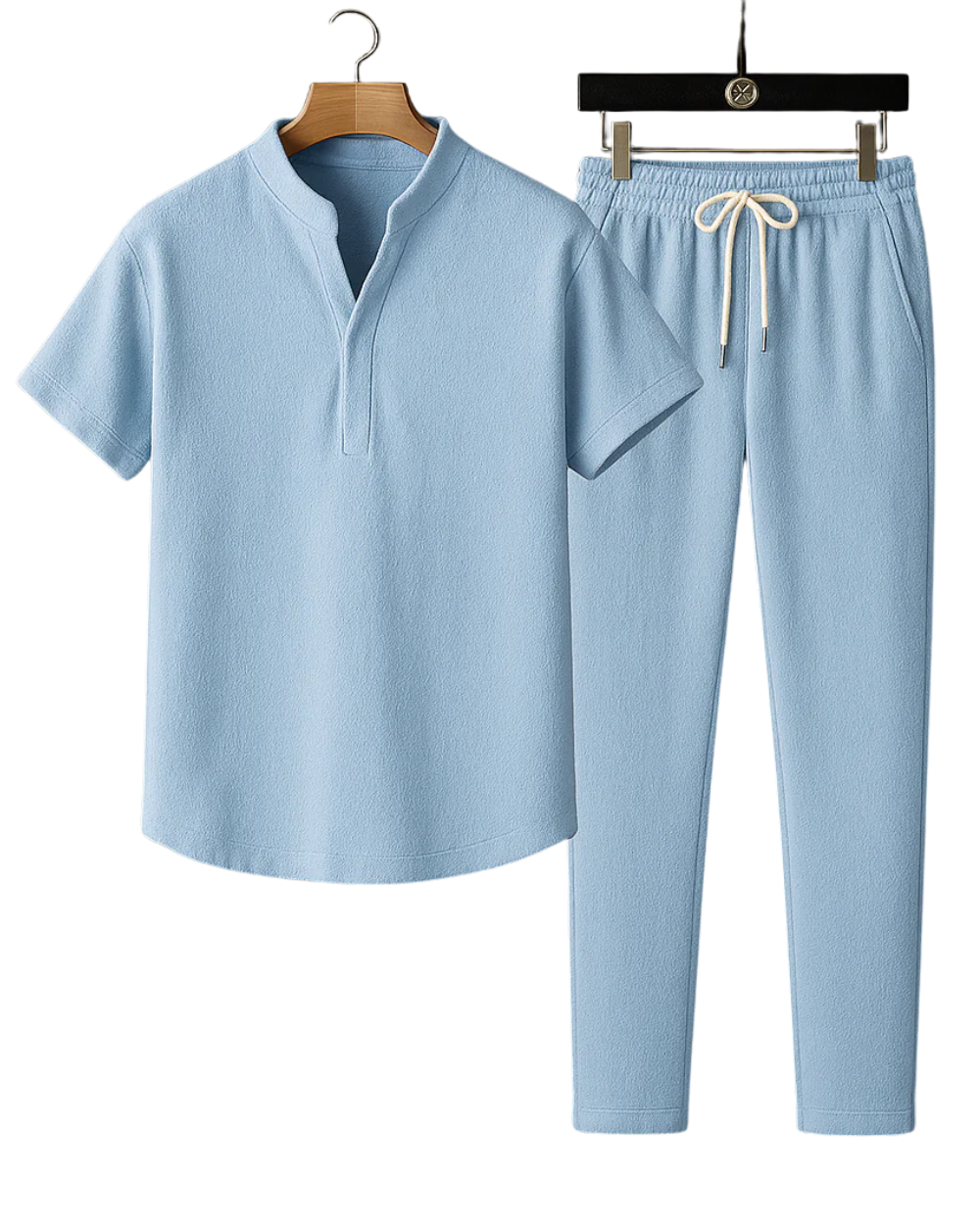 Elegante conjunto de salón de lino