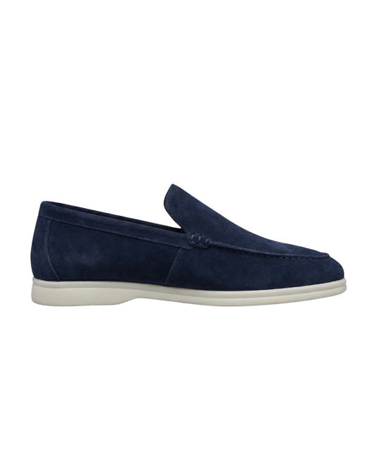 Mocasines elegantes de ante para hombre