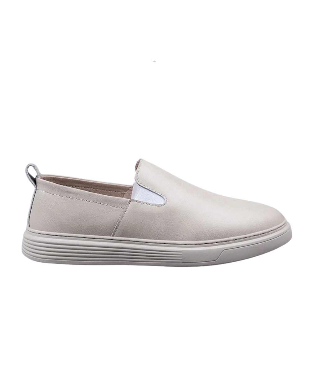 Zapatillas de piel