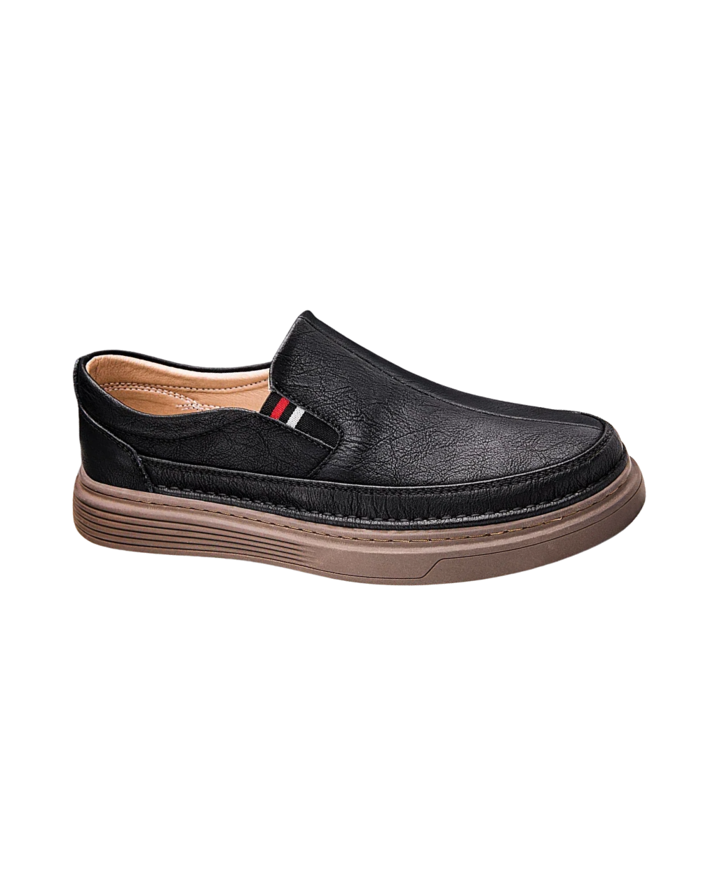 Elegantes zapatos de piel sin cordones