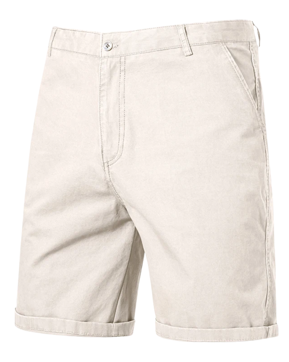 Elegantes pantalones cortos de algodón
