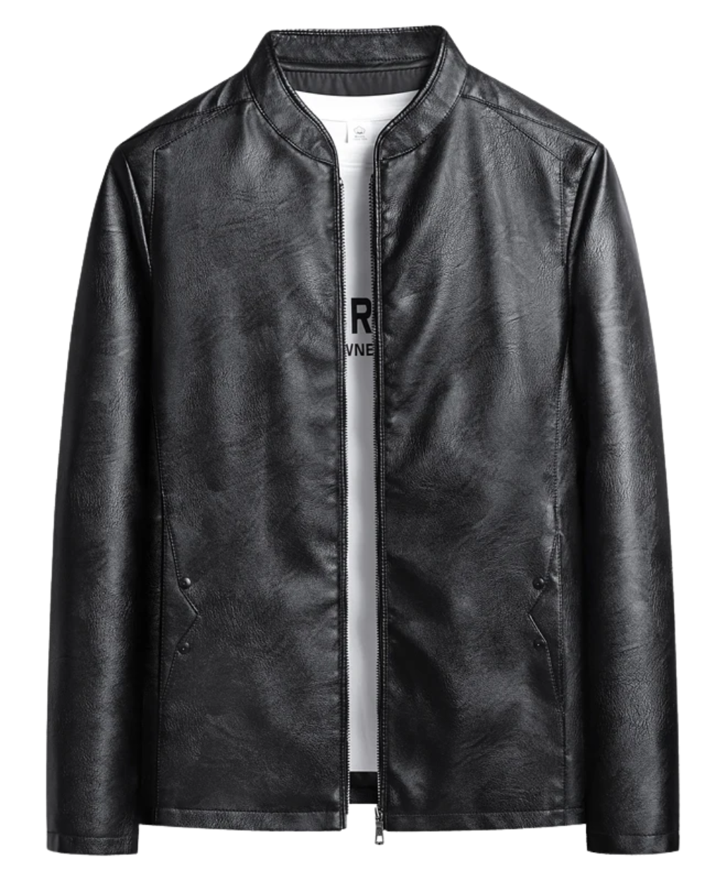 Chaqueta de cuero de estilo ejecutivo