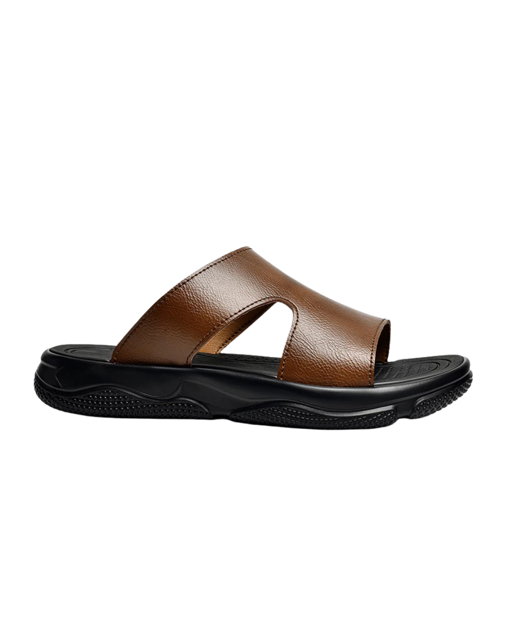 Sandalias elegantes de cuero para hombre