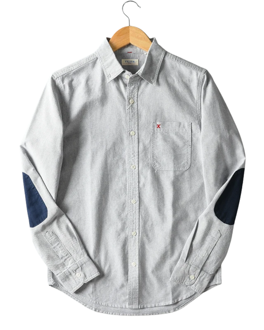 Camisa elegante de algodón Oxford