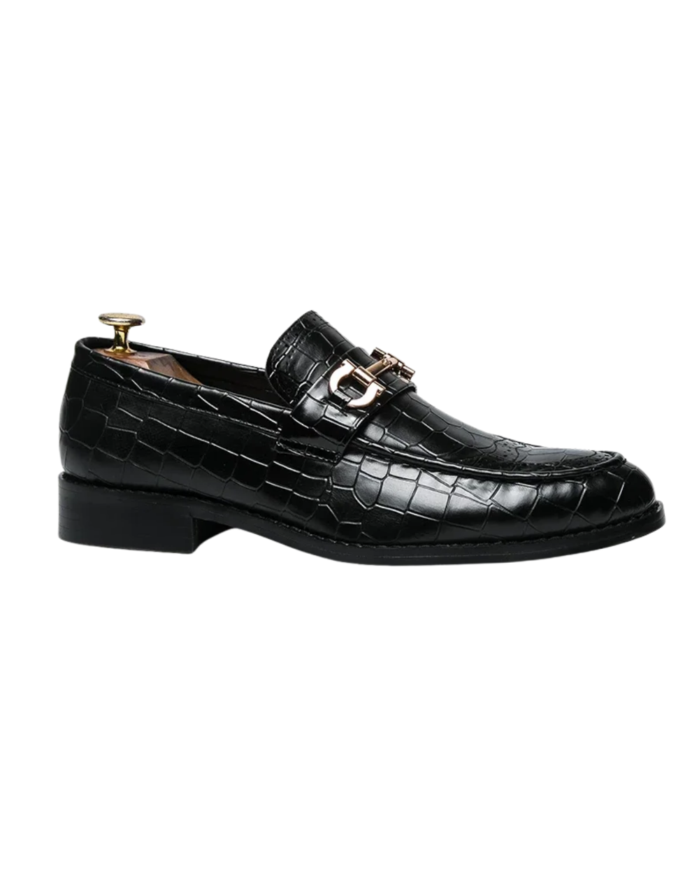 Mocasines de cuero con hebilla