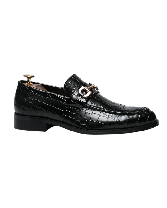 Mocasines de cuero con hebilla