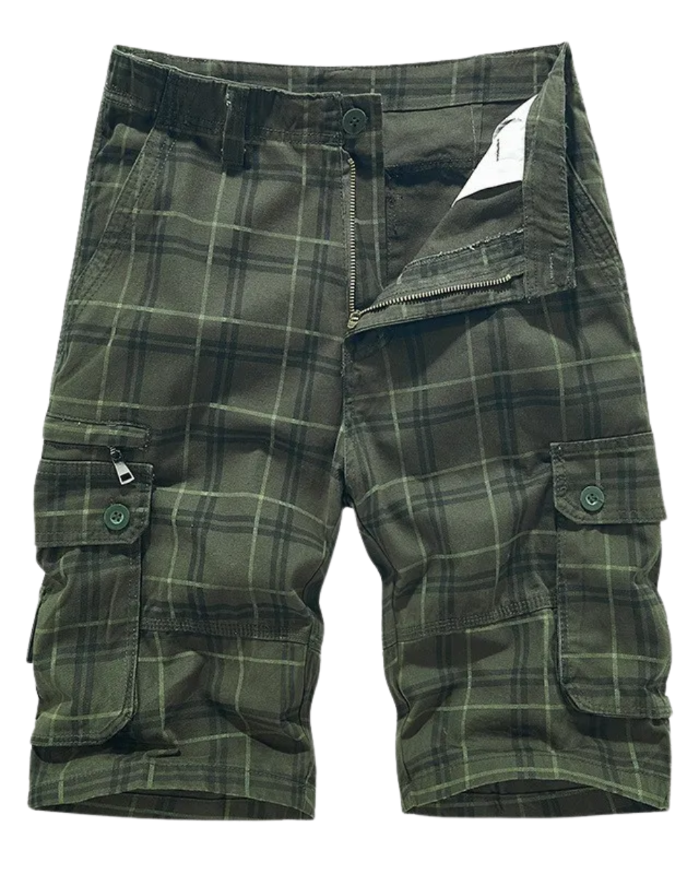 Pantalones cortos cargo elegantes de algodón