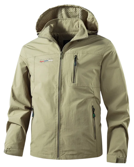Chaqueta elegante e impermeable