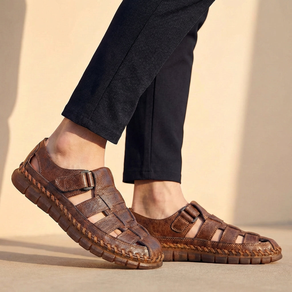 Elegantes sandalias de pescador