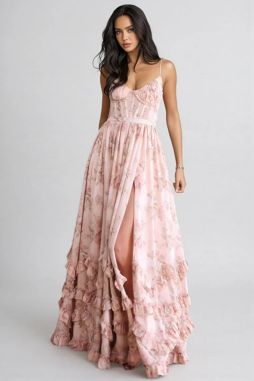 Vestido romántico floral