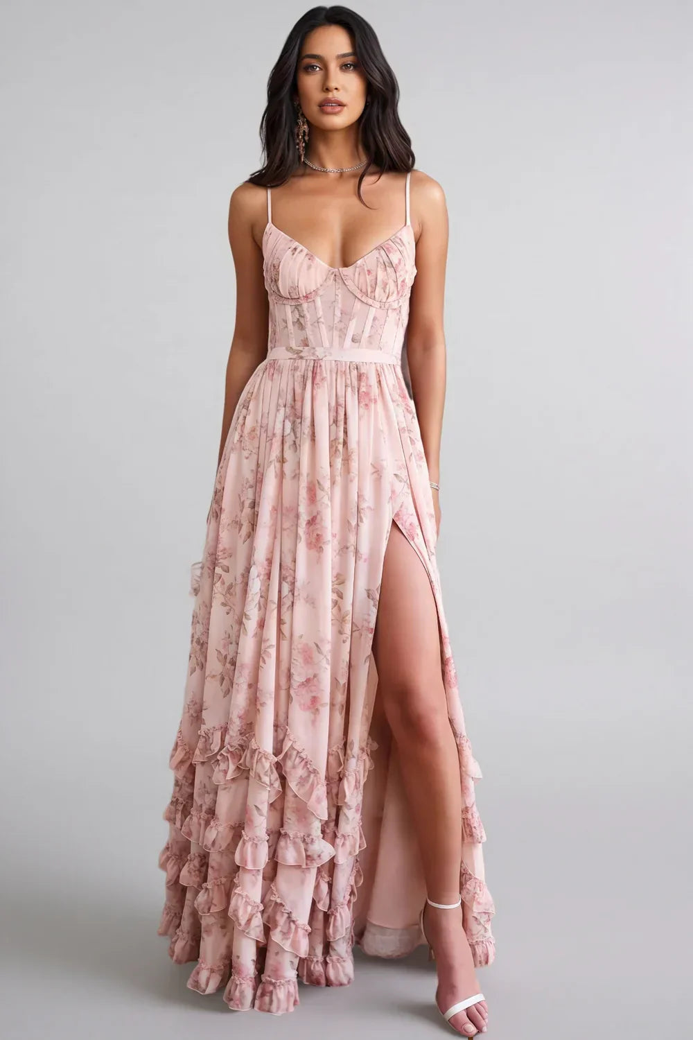 Vestido romántico floral