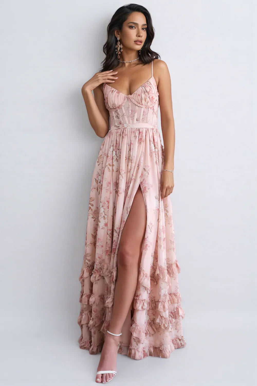 Vestido romántico floral
