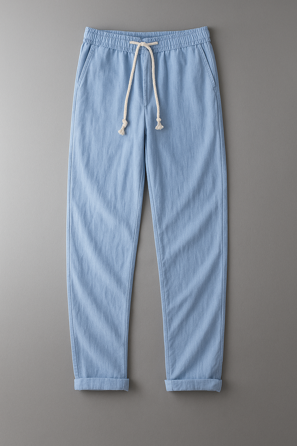 Elegantes pantalones de lino