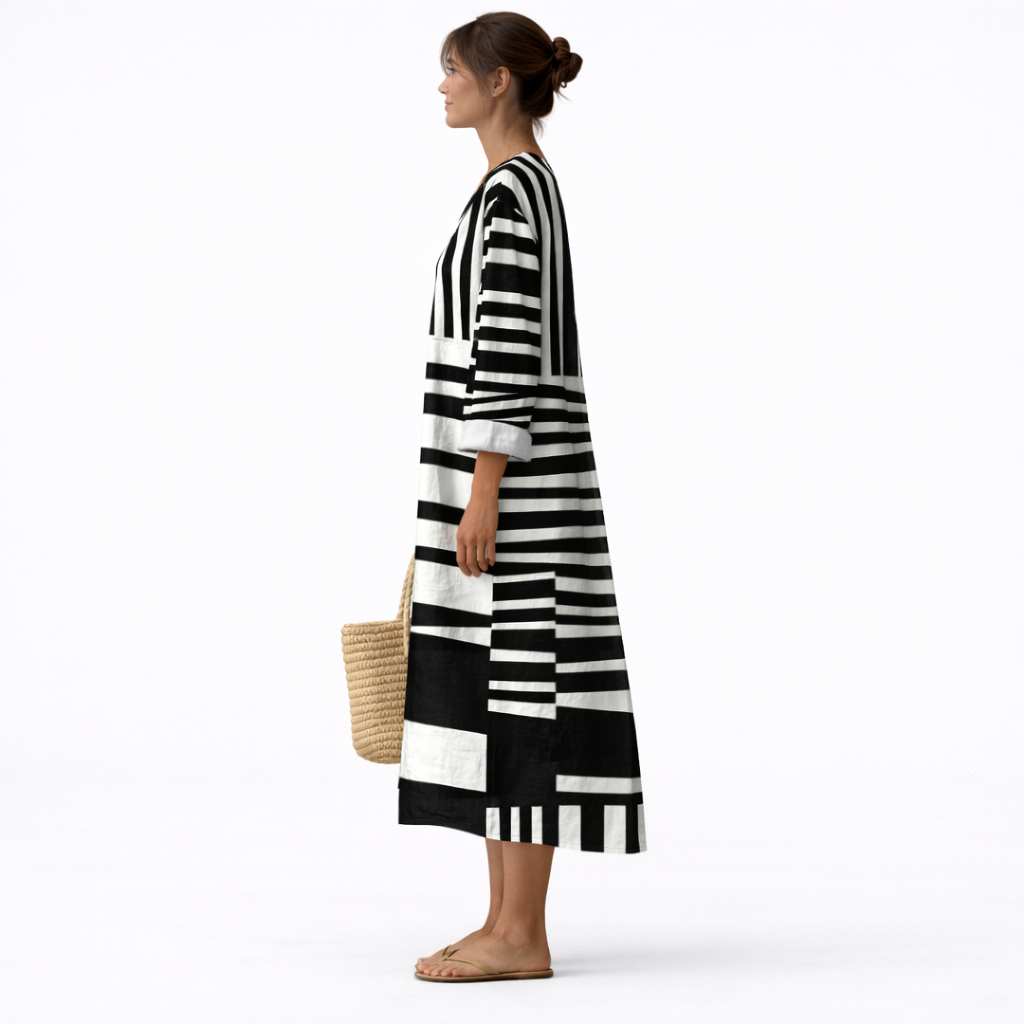 Vestido Estampado Gráfico