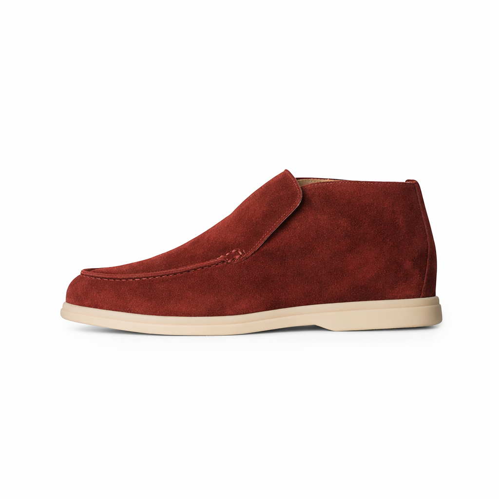 Mocasines elegantes de ante