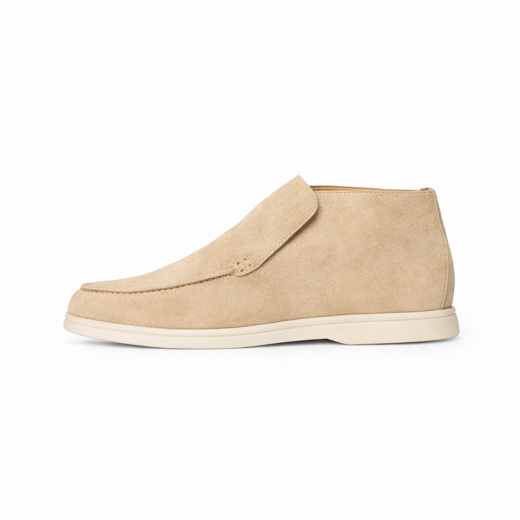 Mocasines elegantes de ante